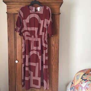 Geometric print dress